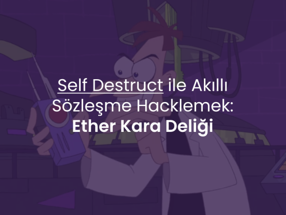 Self Destruct Nedir?